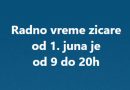 Radno vreme žičare 9-20h