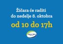 Žičara će raditi do 8. oktobra